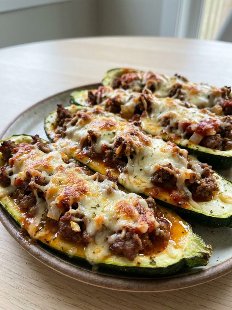 High Protein Beef Stuffed Zucchini Boats: Savory Low-Carb Main Dish 12 Beef stuffed zucchini boats 202605132254