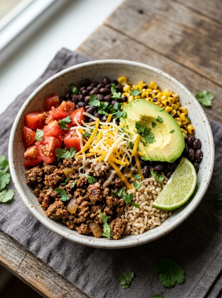 Beef taco bowl recipe photo 202605051649