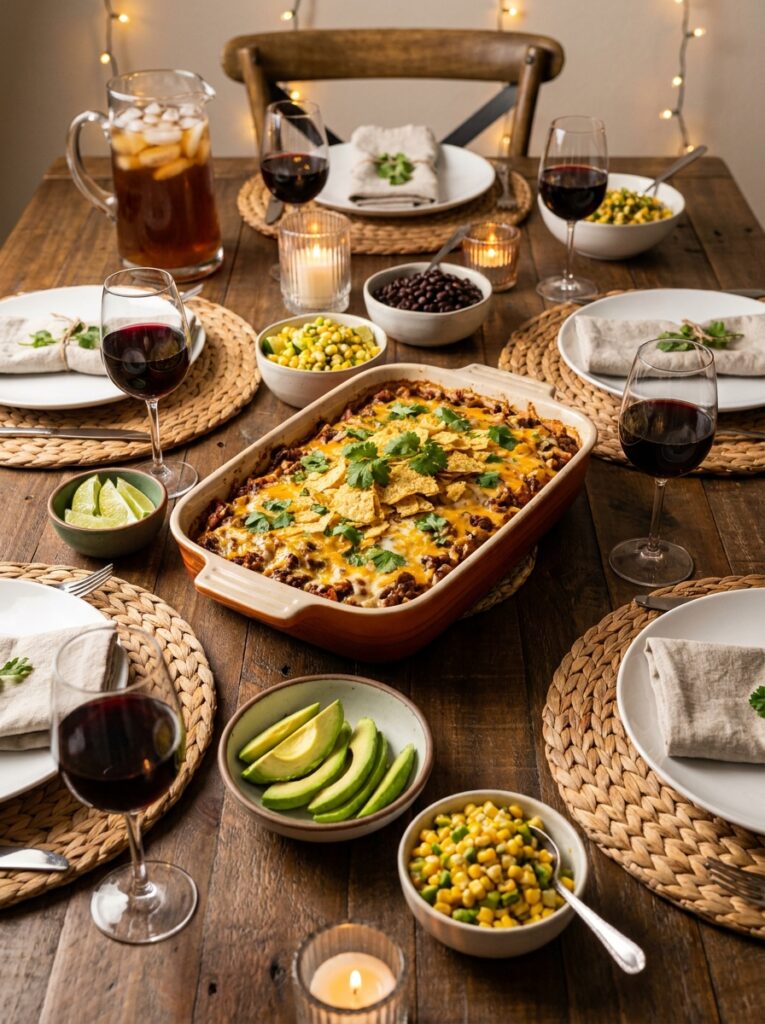 High Protein Beef Taco Casserole 15 Beef taco casserole with sides 202605132231