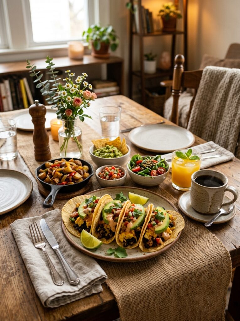 High Protein Black Bean Breakfast Tacos: A Hearty, Healthy Morning Meal 15 Black bean breakfast tacos setup 202605031837