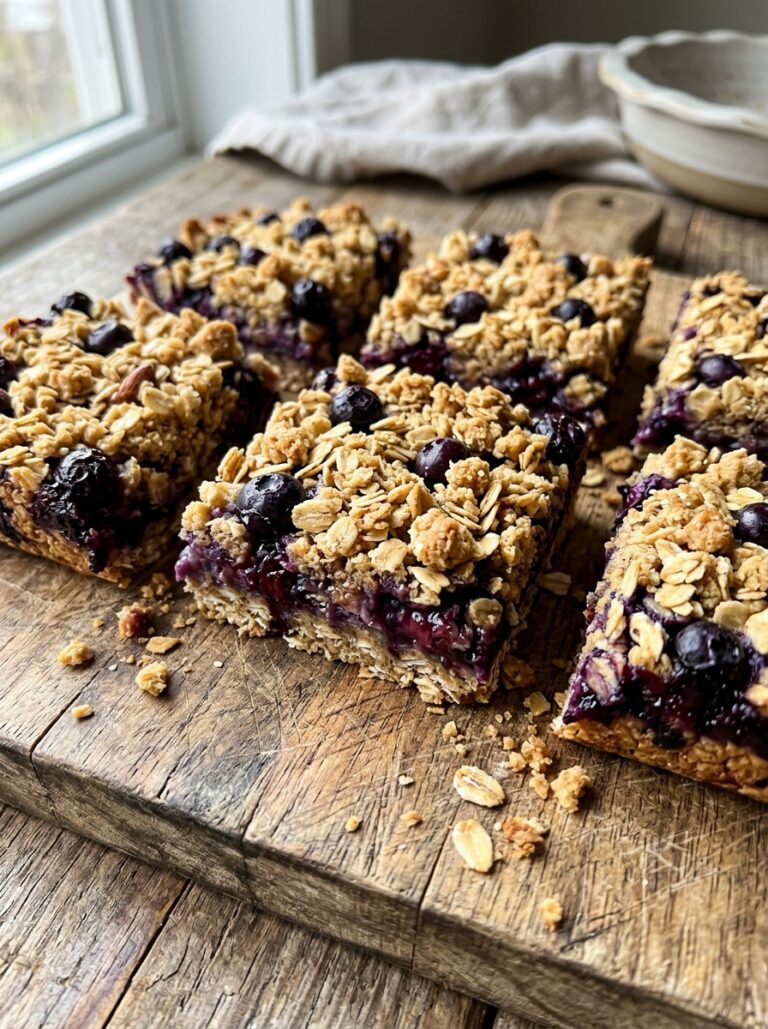 High Protein Blueberry Crumb Bars 17 Blueberry crumb bars with visibl… 202605311445