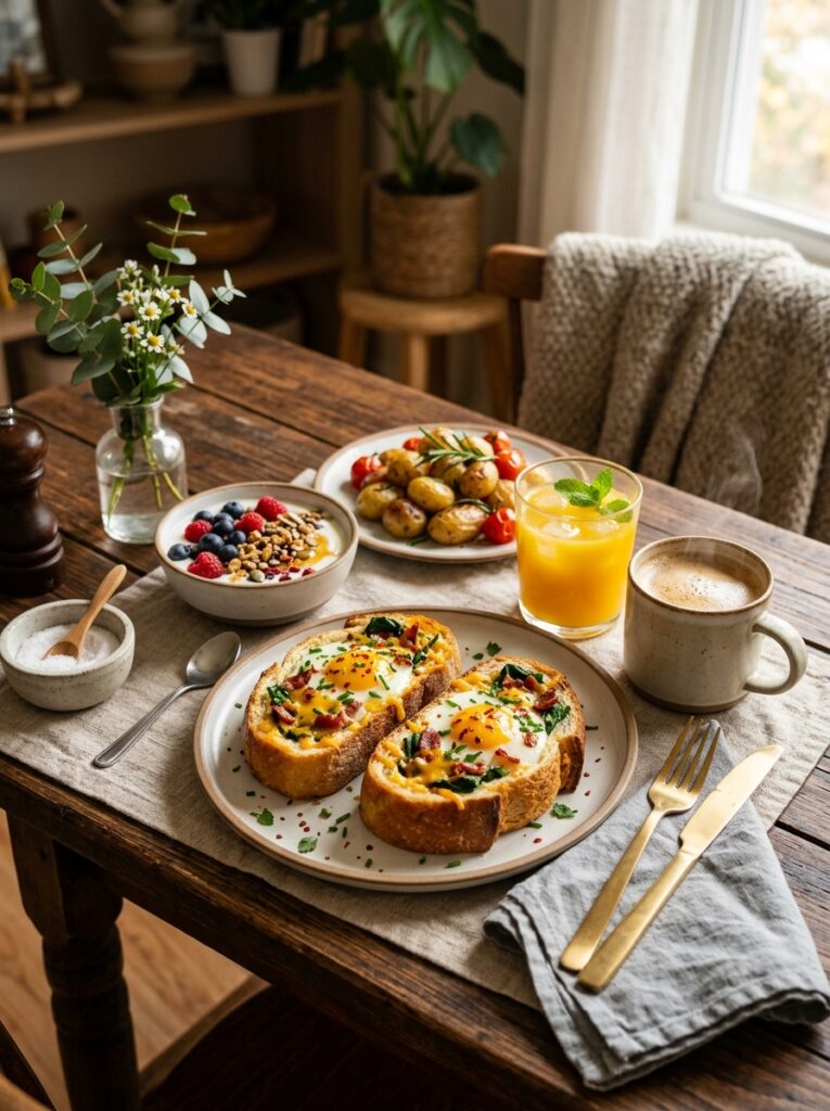 high protein breakfast egg boats 15 Breakfast egg boats side dishes 202605102239