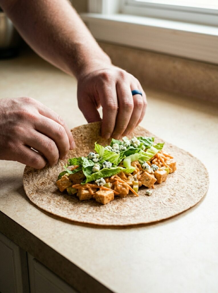 high protein buffalo chicken lunch wrap: Easy Recipe 14 Buffalo chicken wrap cooking pro… 202605051935