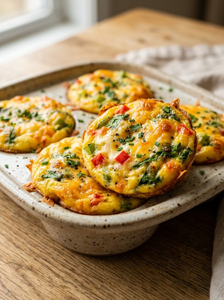 High Protein Cheesy Baked Egg Cups: A Delicious Breakfast Recipe 12 Cheesy baked egg cups 202605102306
