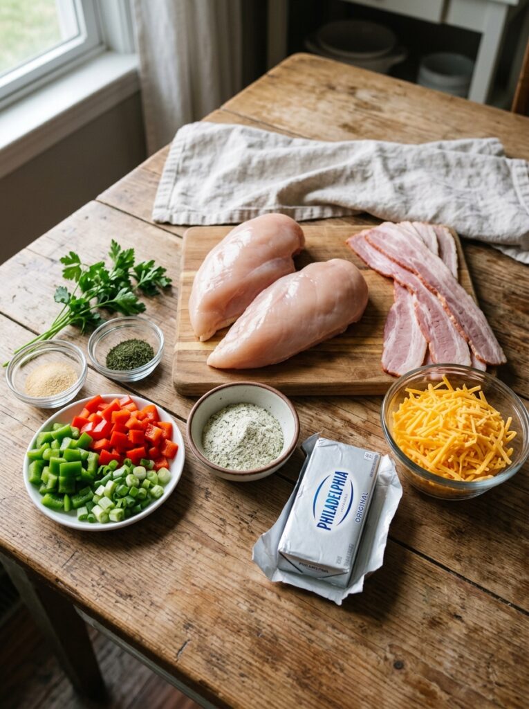 5 ingredient chicken bacon ranch skillet 13 Chicken bacon ranch skillet ingr… 202606121332
