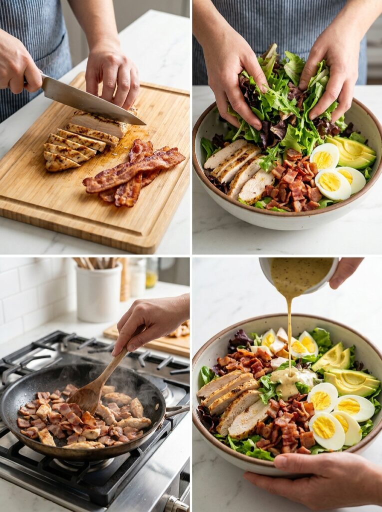 Chicken bacon salad bowl cooking 202605132235