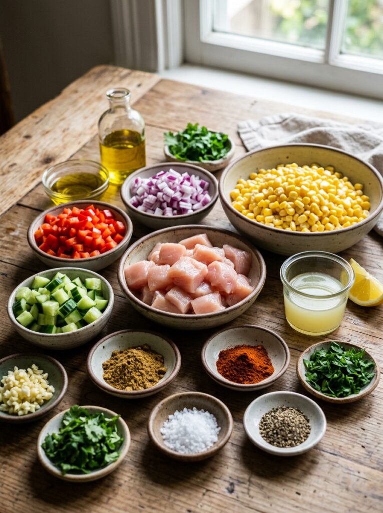 High Protein Chicken Corn Salad: Ultimate Recipe for a Healthy Meal 13 Chicken corn salad ingredients a… 202605231359