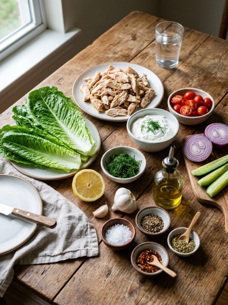 High Protein Chicken Lettuce Sandwich: Easy Homemade Recipe 13 Chicken lettuce sandwich ingredi… 202605102253