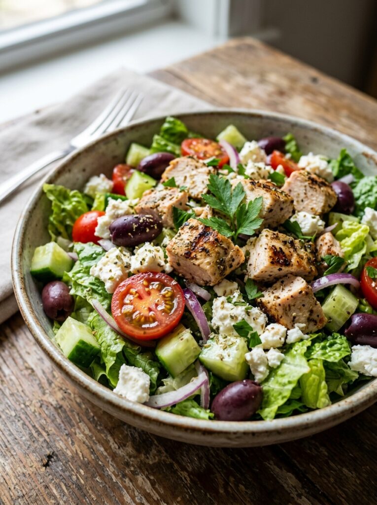 Chicken mediterranean lunch salad 202605171514