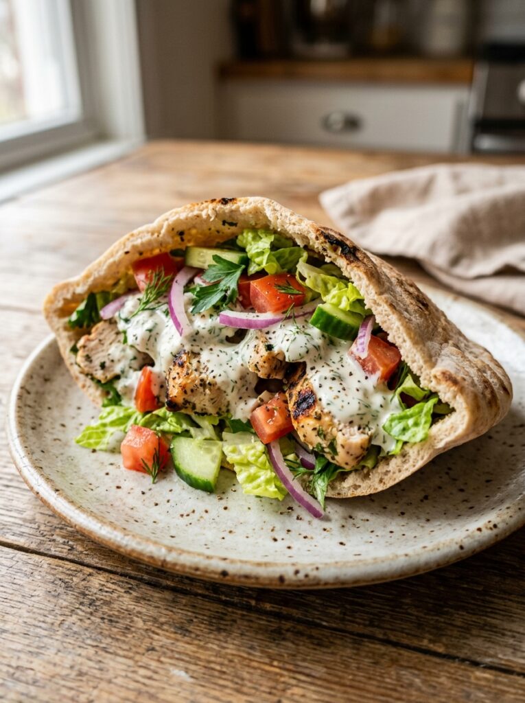Chicken ranch pita recipe 202605021249