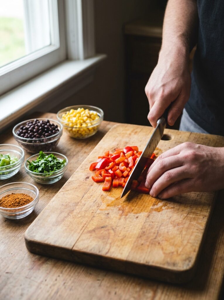 High Protein Southwest Chicken Lunch Salad: A Complete Recipe Guide 14 Chicken salad cooking process 202605121508