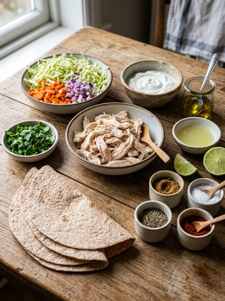 high protein chicken slaw wrap 13 Chicken slaw wrap ingredients ar… 202605062120
