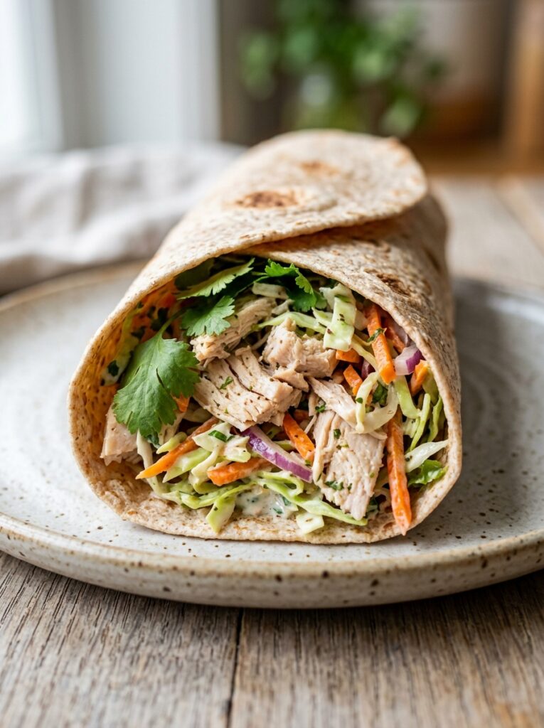 high protein chicken slaw wrap 12 Chicken slaw wrap recipe 202605062120