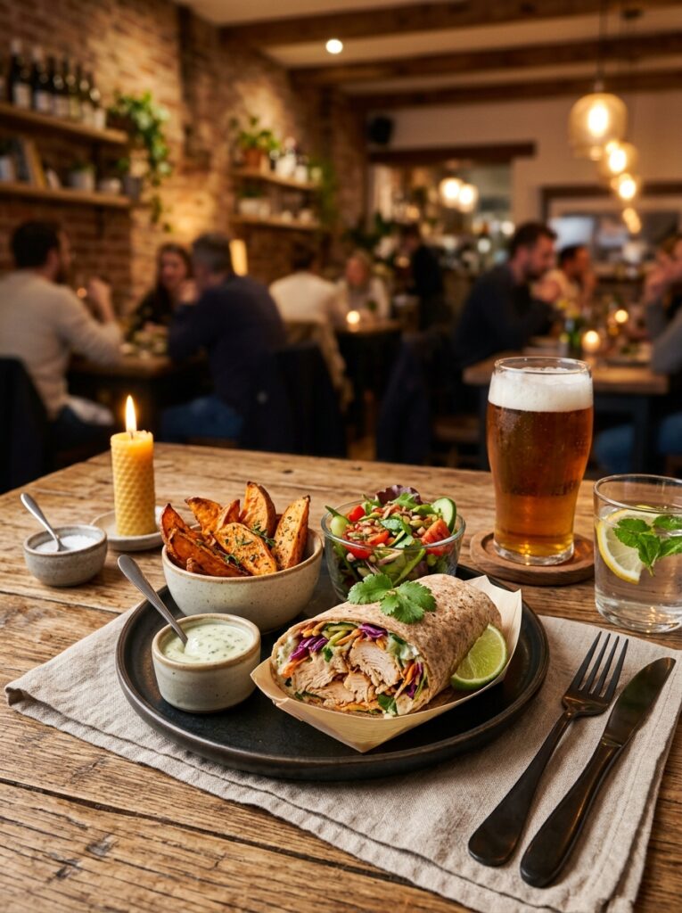 high protein chicken slaw wrap 15 Chicken slaw wrap with sides 202605062122