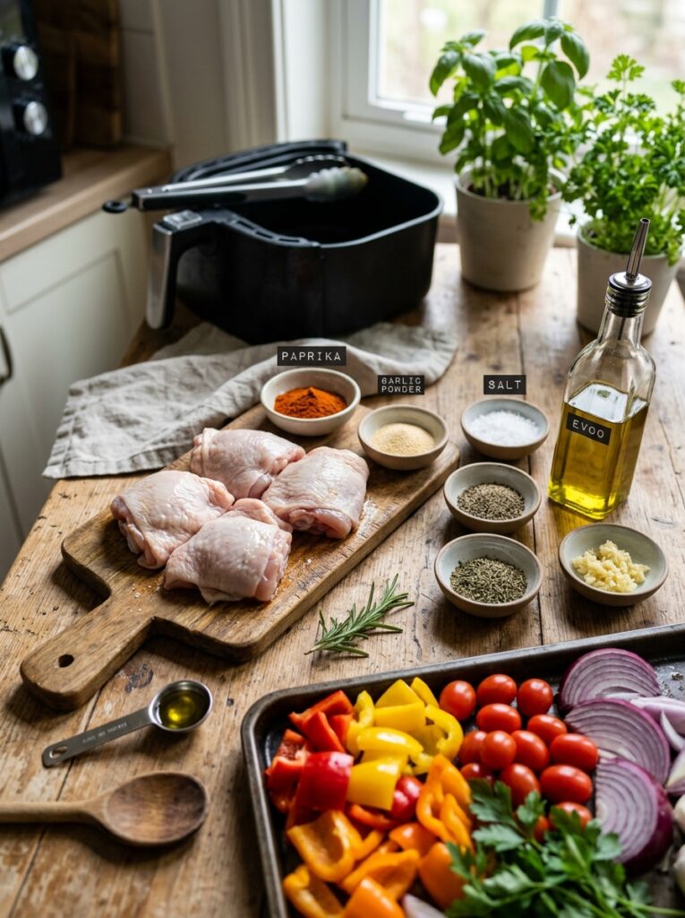 Chicken thighs ingredients arran… 202606081621