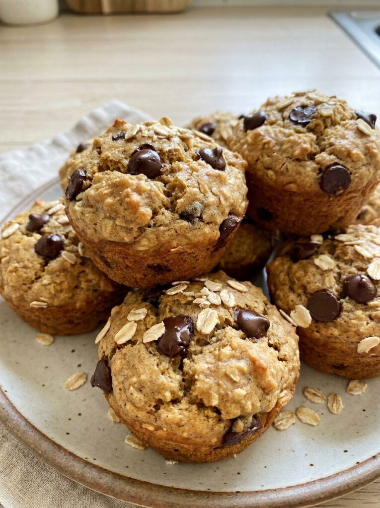 High Protein Chocolate Chip Oat Muffins 12 Chocolate chip oat muffins 202605131657