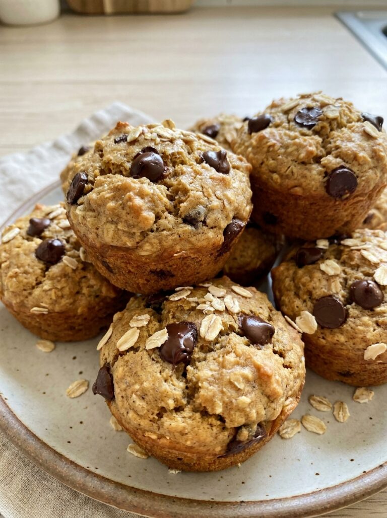 High Protein Chocolate Chip Oat Muffins 17 Chocolate chip oat muffins 202605131657