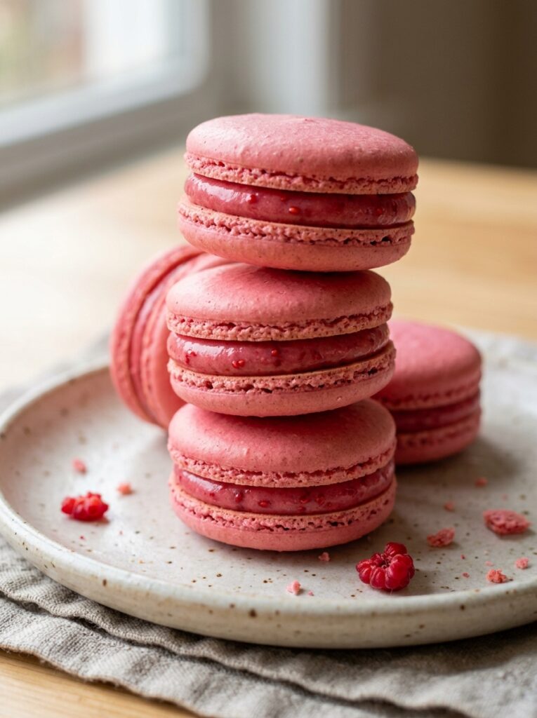 Classic French macarons raspberry ganache 1 Classic French macarons raspberr… 202606111512