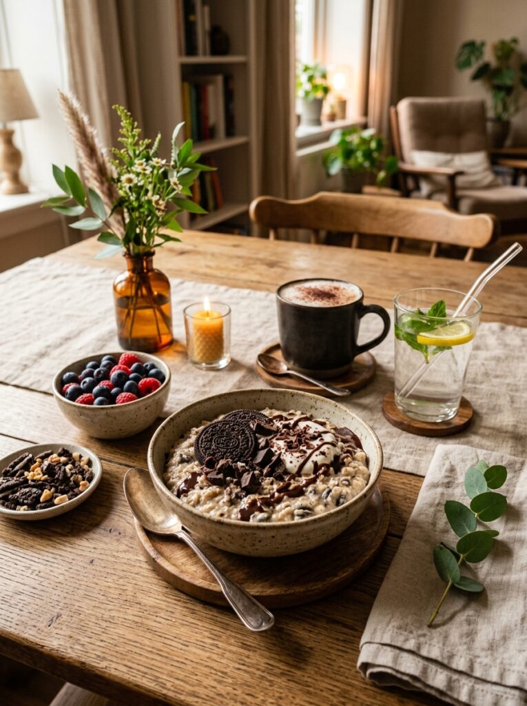 High Protein Cookies and Cream Oats: The Ultimate Recipe 15 Cookies and cream oats setup 202605301524