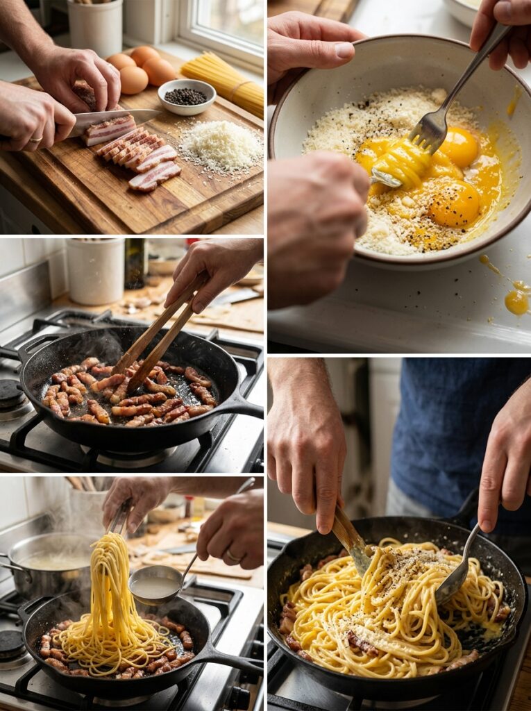 5 Ingredient Pasta Carbonara Authentic 14 Cooking 5 ingredient pasta carbo… 202606121340