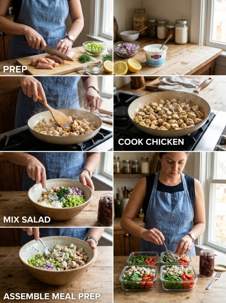 Greek Yogurt Chicken Salad Meal Prep: A Complete Homemade Recipe 14 Cooking Greek yogurt chicken salad 202606081625