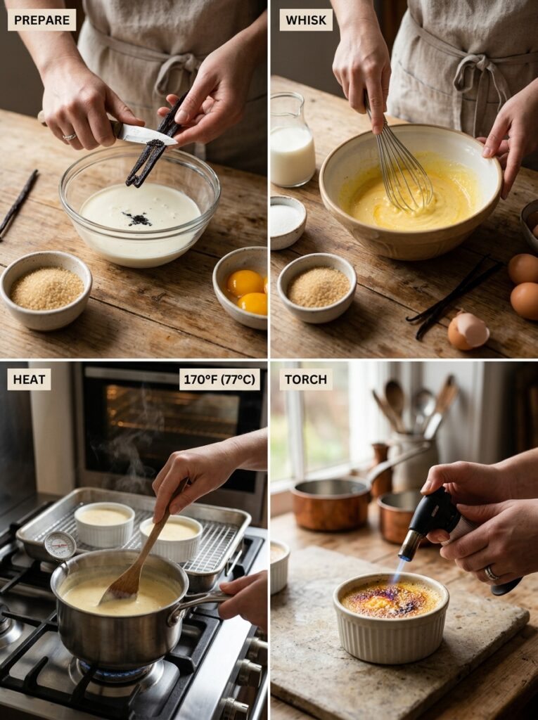 Vanilla bean crème brûlée torch: The Ultimate Homemade French Custard Recipe 14 Cooking Vanilla bean creme brulee 202606111557