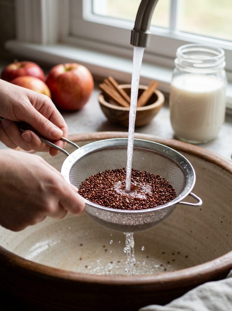 High Protein Apple Cinnamon Quinoa Bowl 14 Cooking apple cinnamon quinoa bowl 202606021823