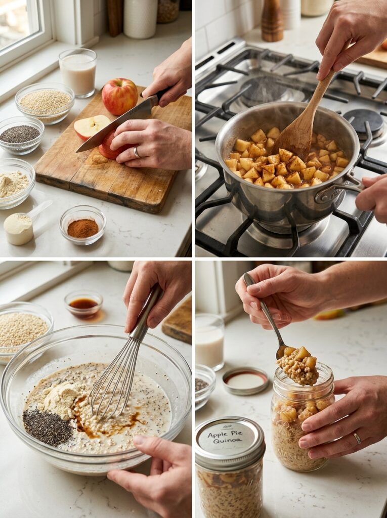 Cooking apple pie overnight quinoa 202605251350