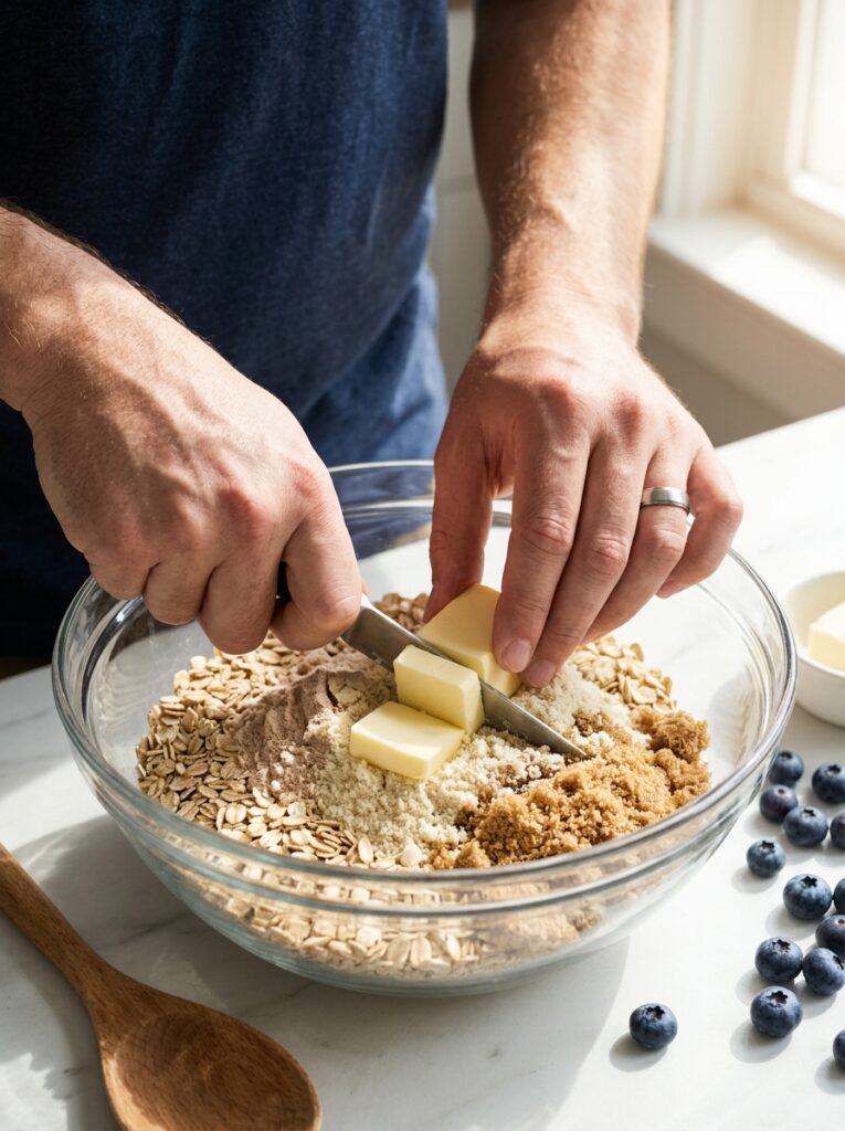 High Protein Blueberry Crumb Bars 14 Cooking blueberry crumb bars ste… 202605311445
