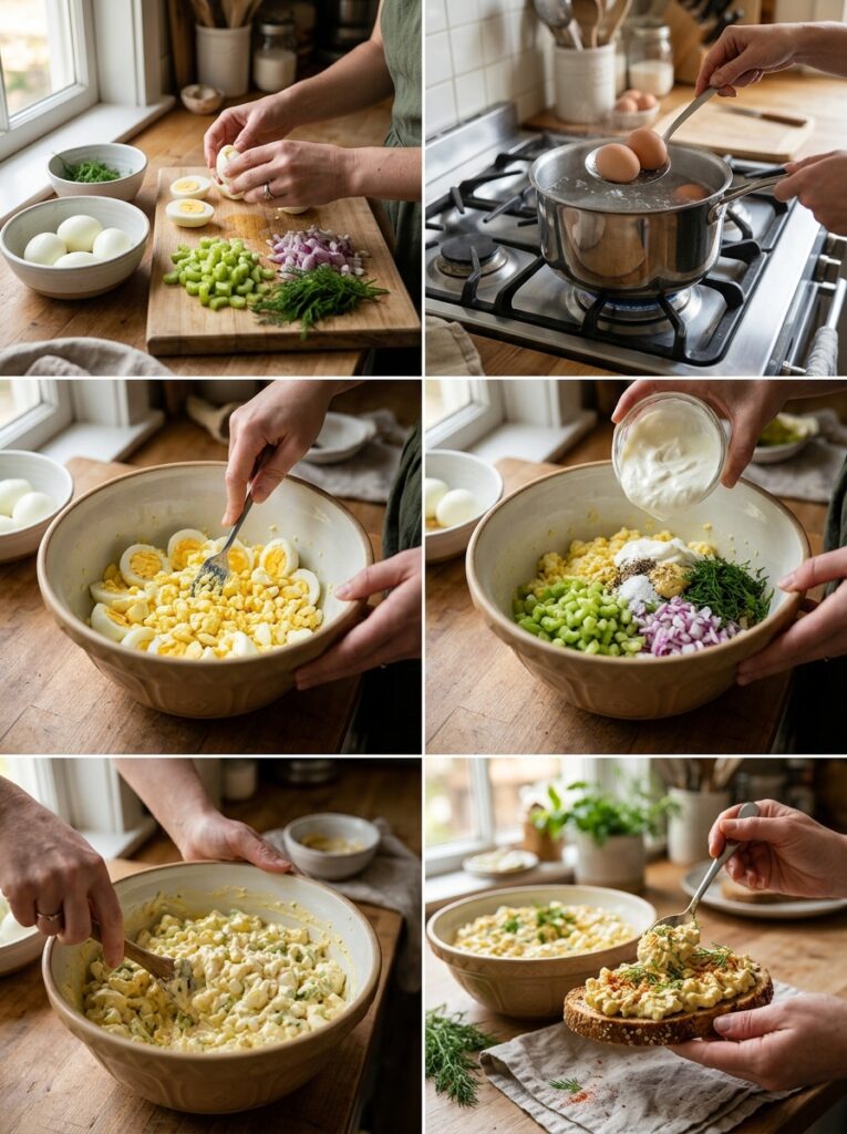 Healthy Egg Salad with Greek Yogurt: A Creamy, Protein-Packed Recipe 14 Cooking egg salad with yogurt 202606081648