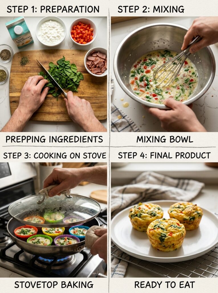 High Protein Egg White Muffins: Easy Homemade Recipe 14 Cooking egg white muffins step b… 202605301519