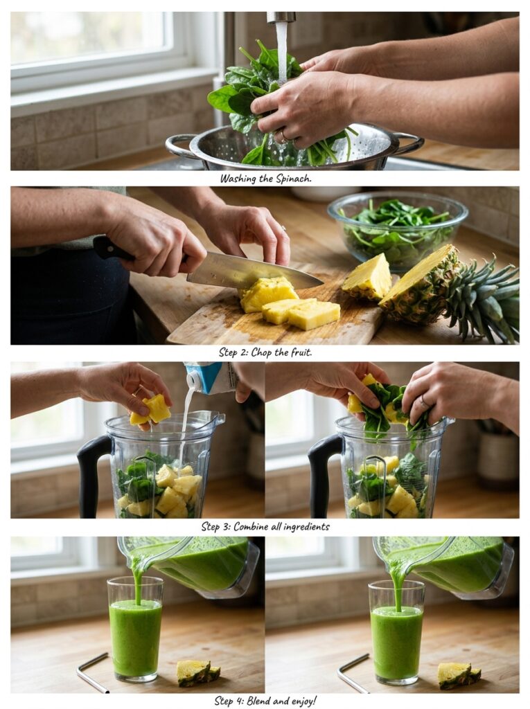 Healthy Green Smoothie Spinach Pineapple: A Complete Homemade Guide 14 Cooking green smoothie spinach p… 202606101911