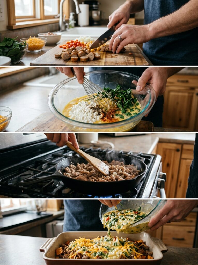 High Protein Breakfast Casserole Recipe 14 Cooking high protein breakfast c… 202605291351