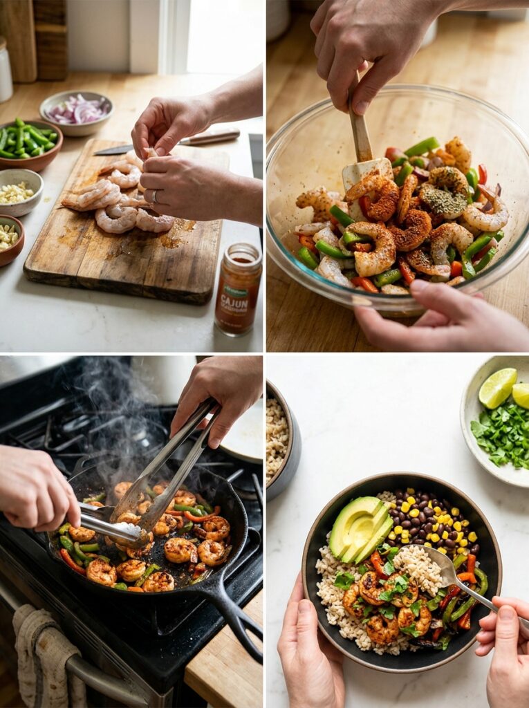 Cooking high protein cajun shrim… 202605171455