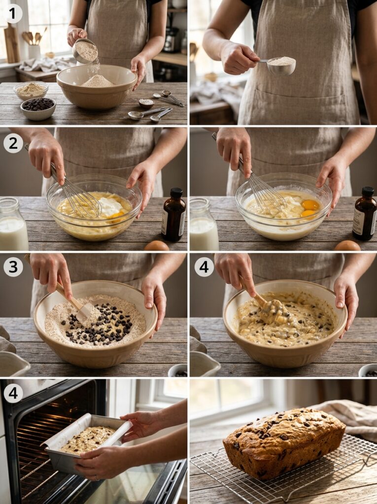 High Protein Chocolate Chip Breakfast Loaf: Ultimate Recipe & Tips 14 Cooking high protein chocolate c… 202605221559