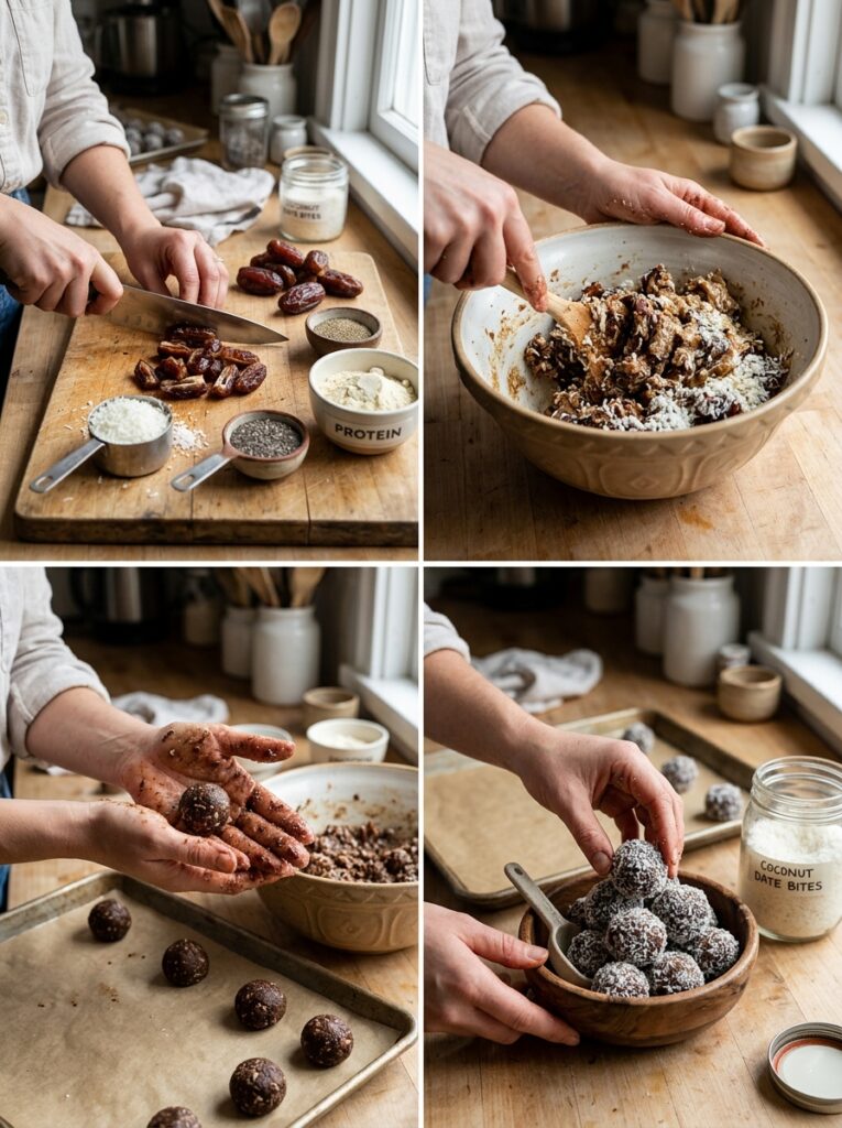 High Protein Coconut Date Bites 14 Cooking high protein coconut dat… 202605062042