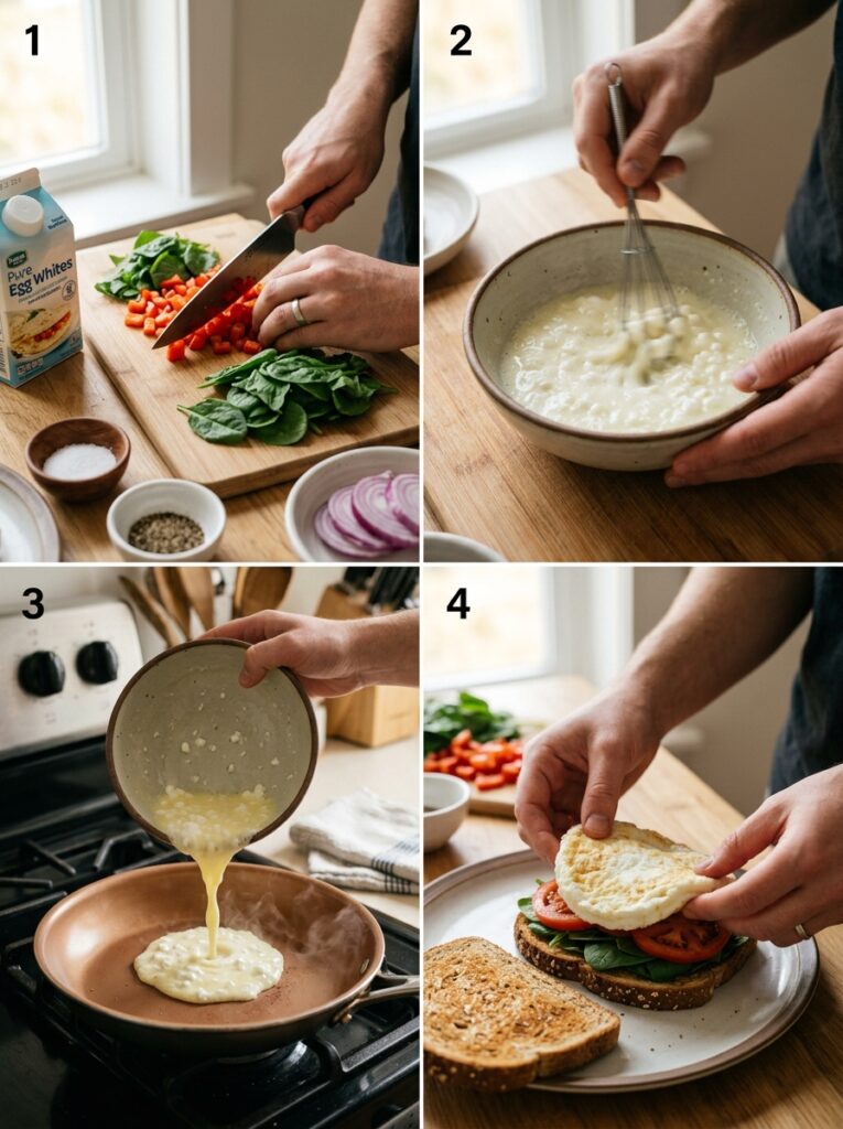 High Protein Egg White Lunch Sandwich: Ultimate Recipe 14 Cooking high protein egg sandwich 202605081140