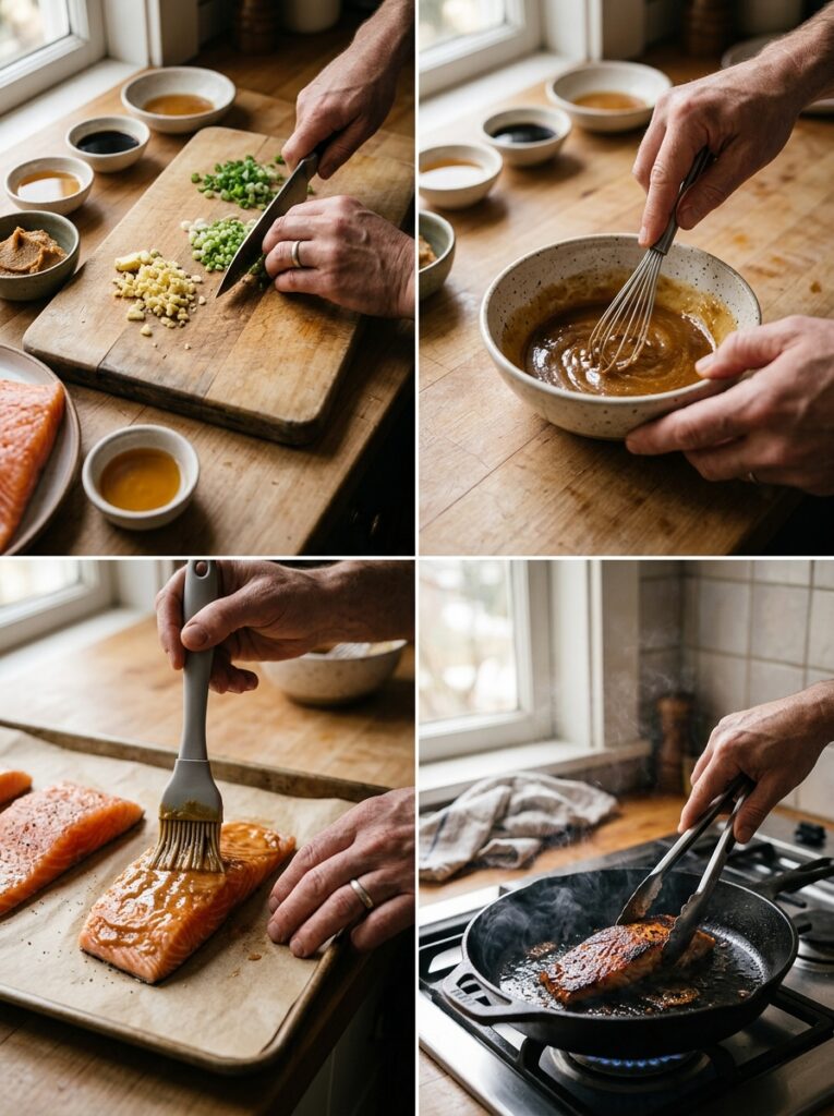 High Protein Miso Glazed Salmon: A 30-Minute Dinner Recipe 14 Cooking high protein miso salmon 202605291342