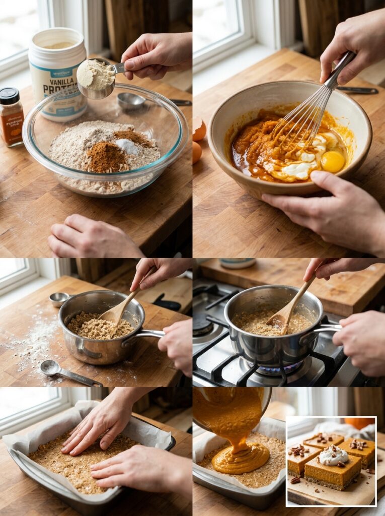 High Protein Pumpkin Pie Bars: A Delicious and Nutritious Fall Treat 14 Cooking high protein pumpkin pie… 202605231417