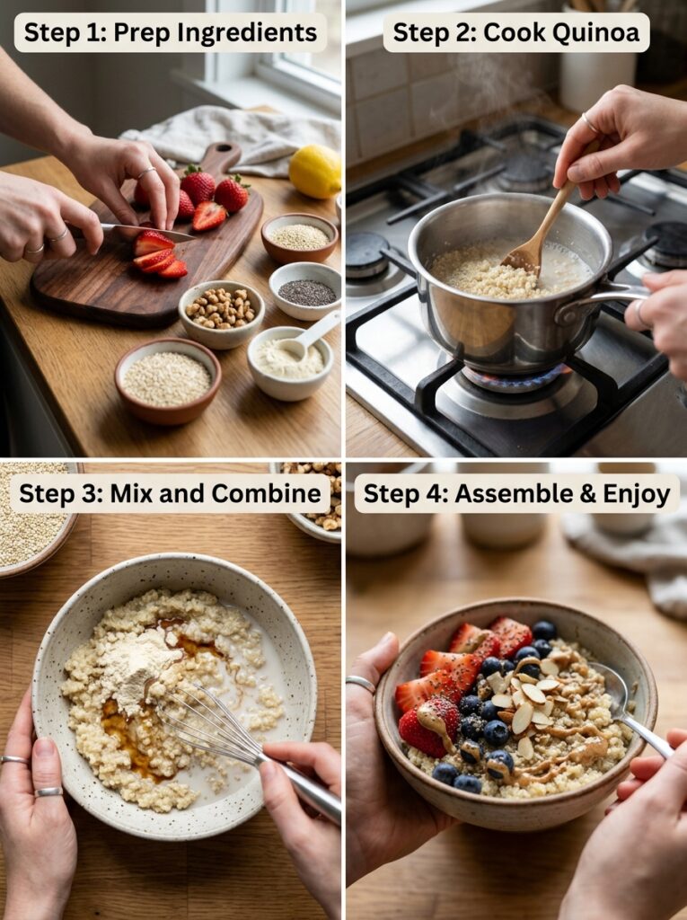 high protein quinoa breakfast bowl 14 Cooking high protein quinoa brea… 202606021539