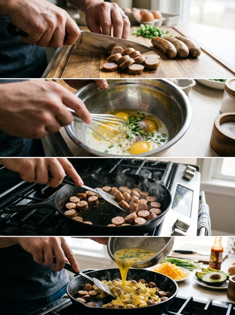 High Protein Sausage Egg Bowl Recipe 14 Cooking high protein sausage egg… 202605311437