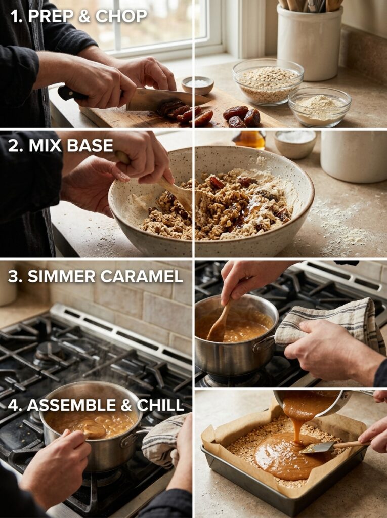 High Protein Salted Caramel Bars: Homemade Recipe Guide 14 Cooking salted caramel bars step… 202605301858