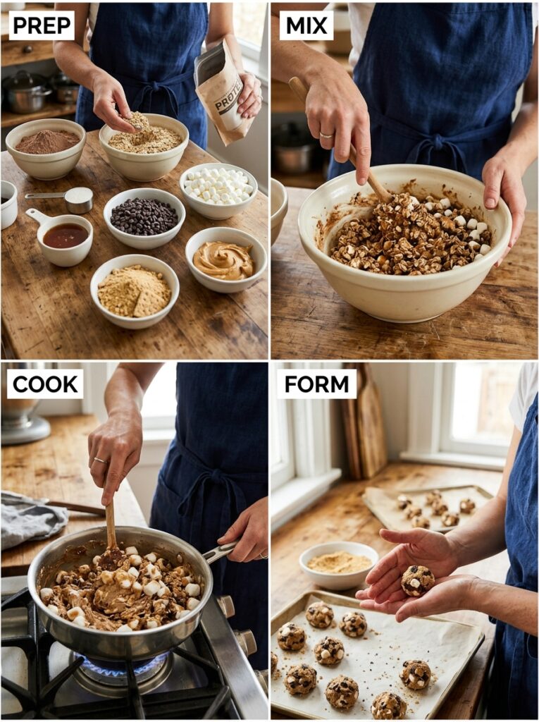 High Protein S'mores Protein Bites: Homemade No-Bake Energy Snack 14 Cooking smores protein bites 202605110012