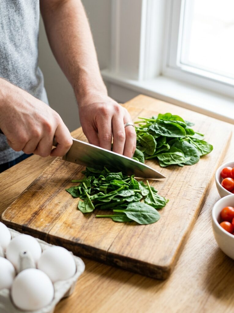 High Protein Spinach Egg Breakfast Tacos: A Homemade Power Meal 14 Cooking spinach egg breakfast tacos 202605042134