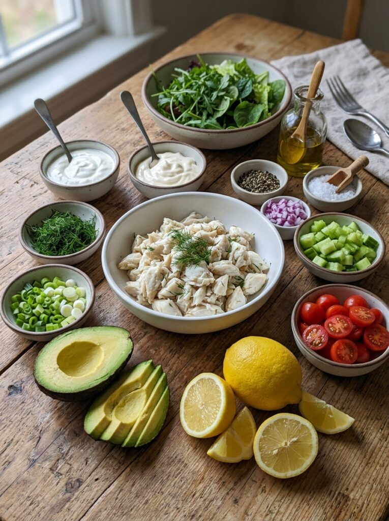 High Protein Crab Salad Bowl 13 Crab salad bowl ingredients arra… 202605231341