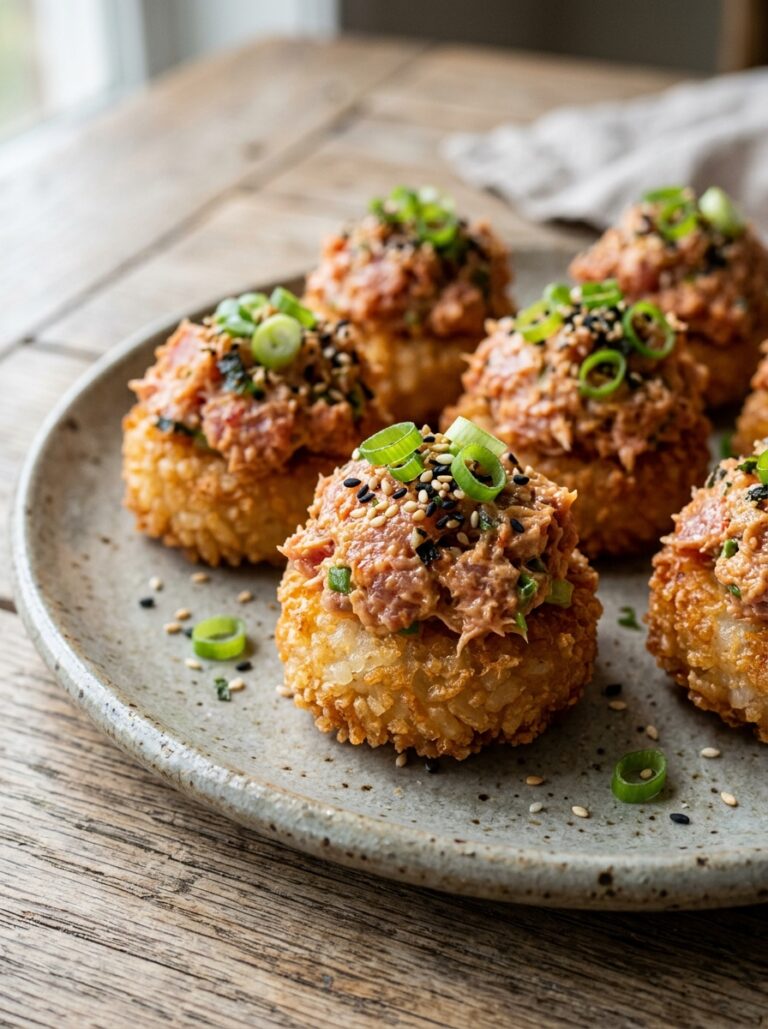 Crispy rice bites with spicy tuna 17 Crispy rice bites spicy tuna 202606091543