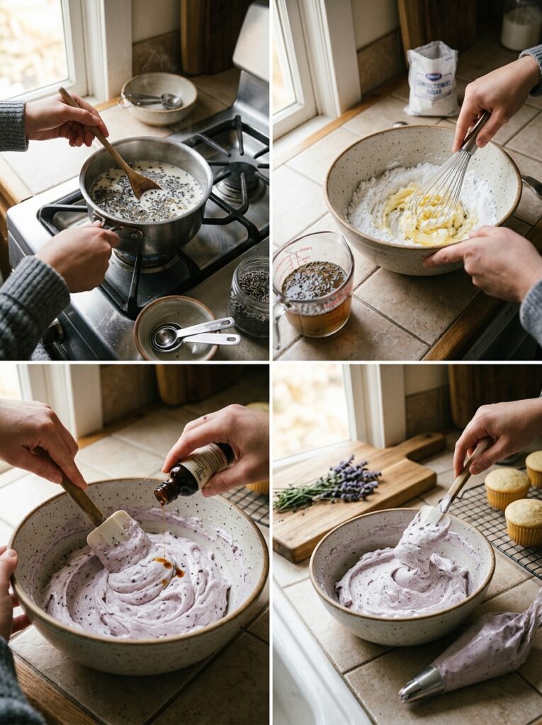 Earl Grey Lavender Cupcakes Frosting: A Complete Homemade Recipe 14 Cupcakes frosting cooking process 202606111501