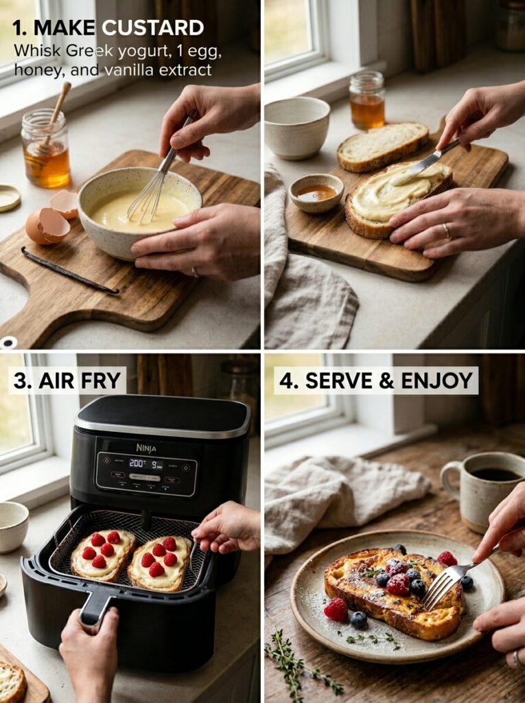 Custard Yogurt Toast Air Fryer: The Ultimate Creamy & Crispy Breakfast 14 Custard yogurt toast air fryer 202606091610 1