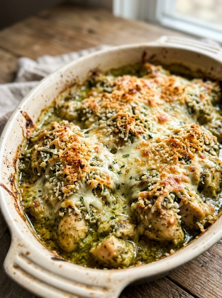 Easy 4 Ingredient Pesto Chicken Bake 12 Easy Pesto Chicken Bake 202606121358