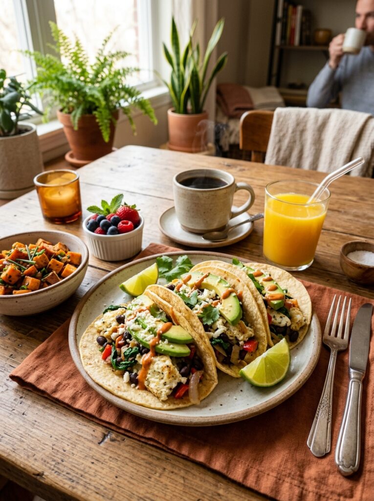 High Protein Egg White Breakfast Tacos: Delicious Homemade Recipe 15 Egg white breakfast tacos setup 202605021237